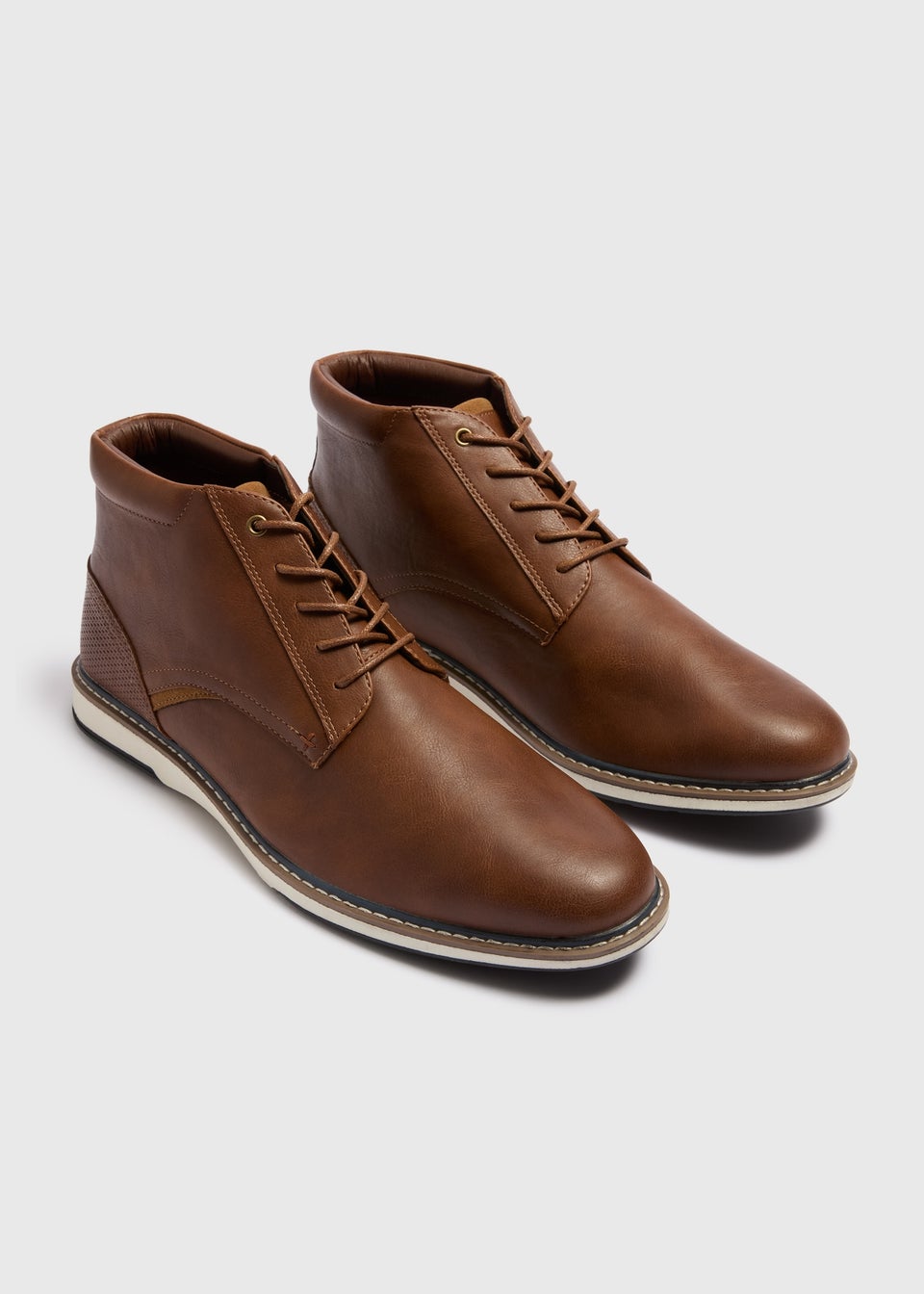 Brown Chunky Chukka Boots