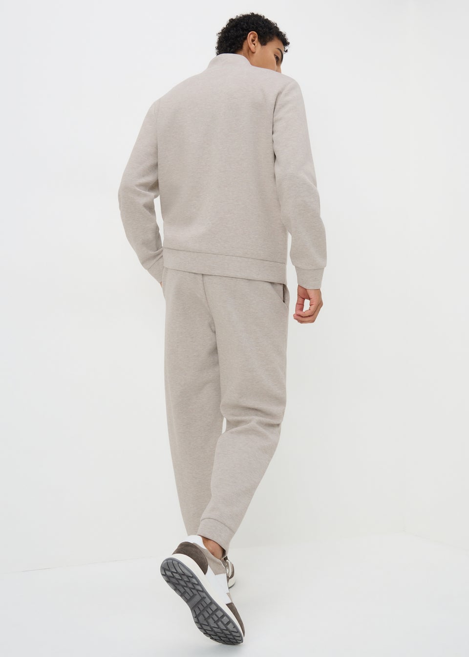 Beige Smart Joggers