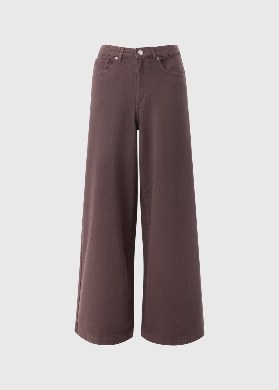 Brown Wide Leg Jeans