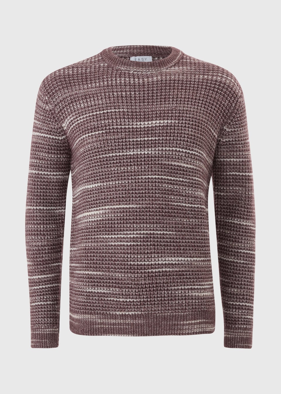 Burgundy Chunky Space Dye Jumper