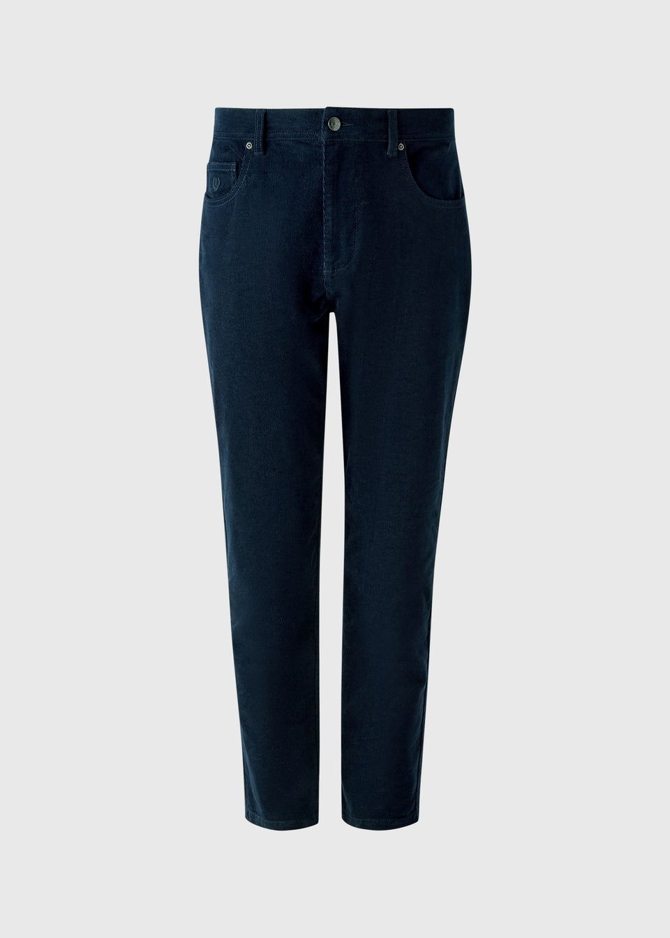 Lincoln Navy Cord Straight Leg Trousers