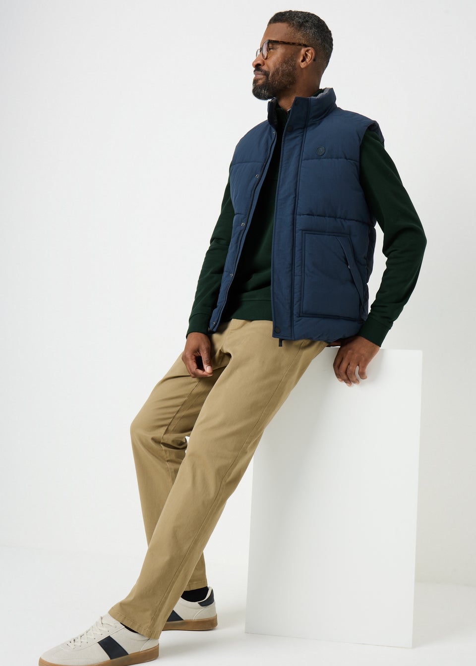 Dark Green 1/4 Zip Sweatshirt