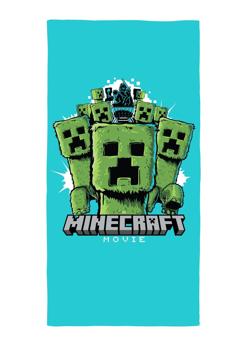 Minecraft Movie Beach Pool Towel