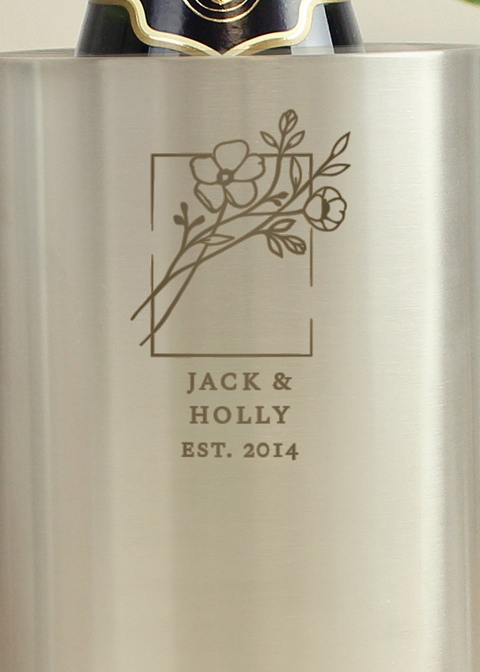 Personalised Memento Company Botanical Wine Cooler