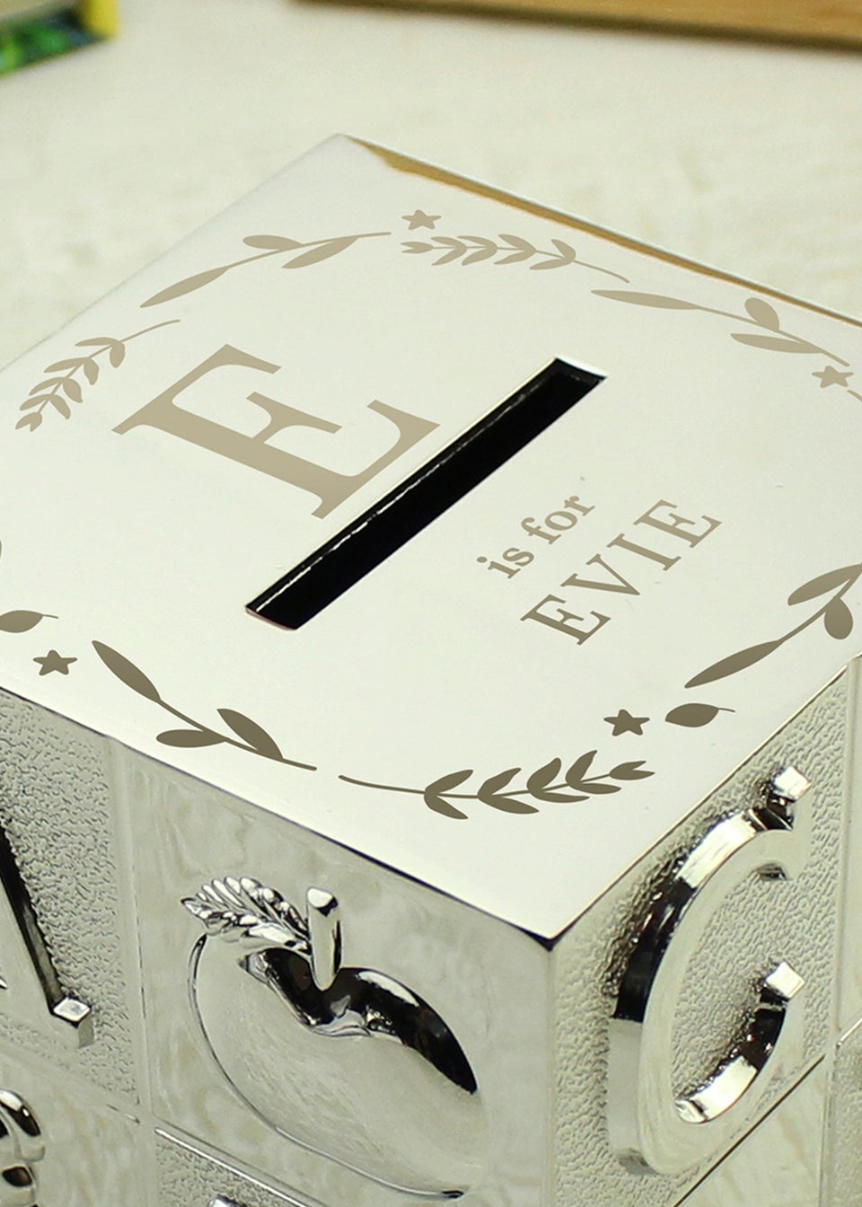 Personalised Memento Company Initial ABC Money Box