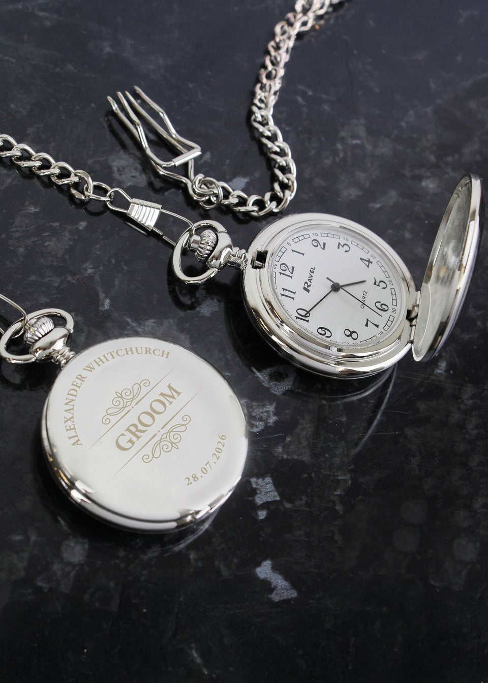 Personalised Memento Company Classic Pocket Fob Watch