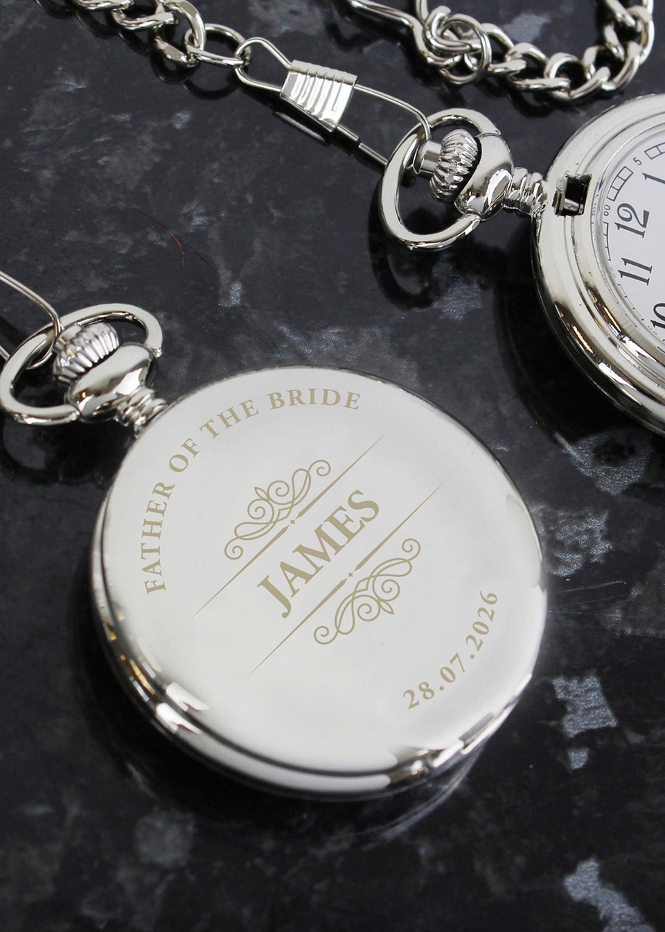 Personalised Memento Company Classic Pocket Fob Watch