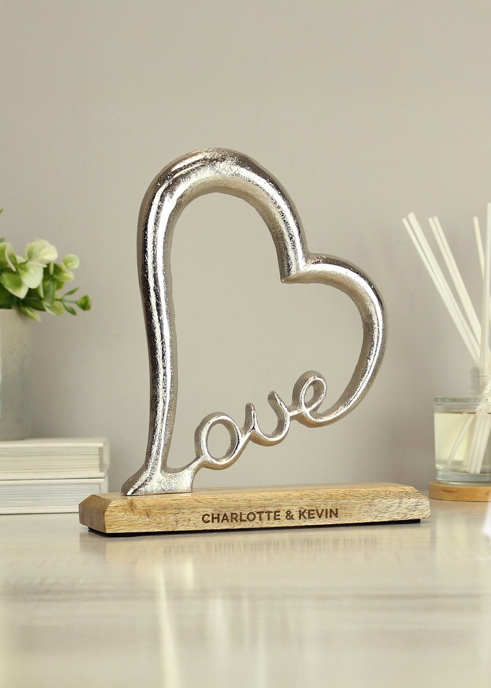 Personalised Memento Company Love Heart Ornament
