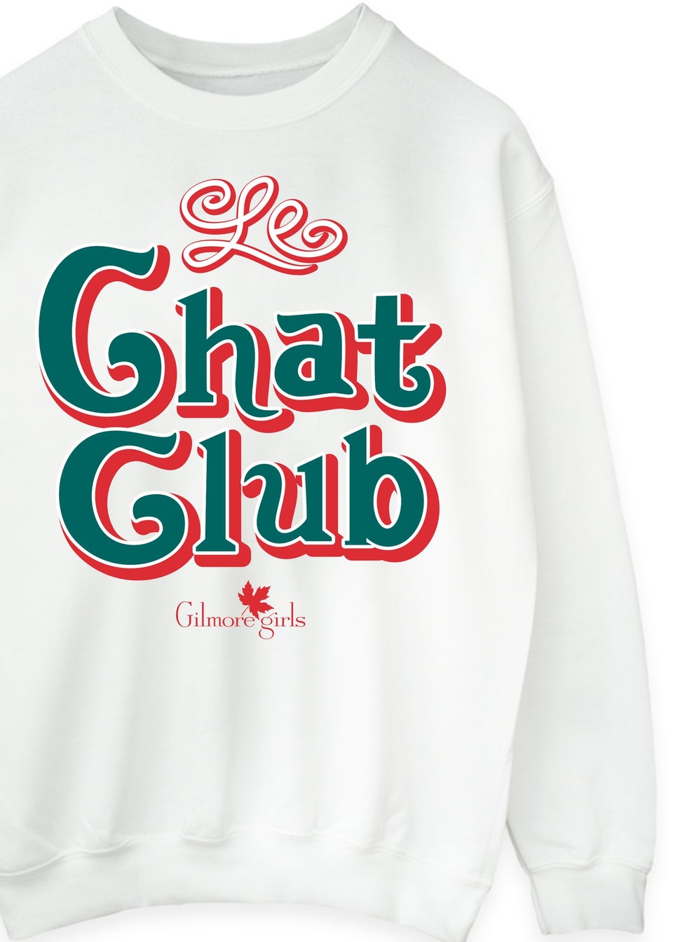 Gilmore Girls Chat Club White Sweatshirt