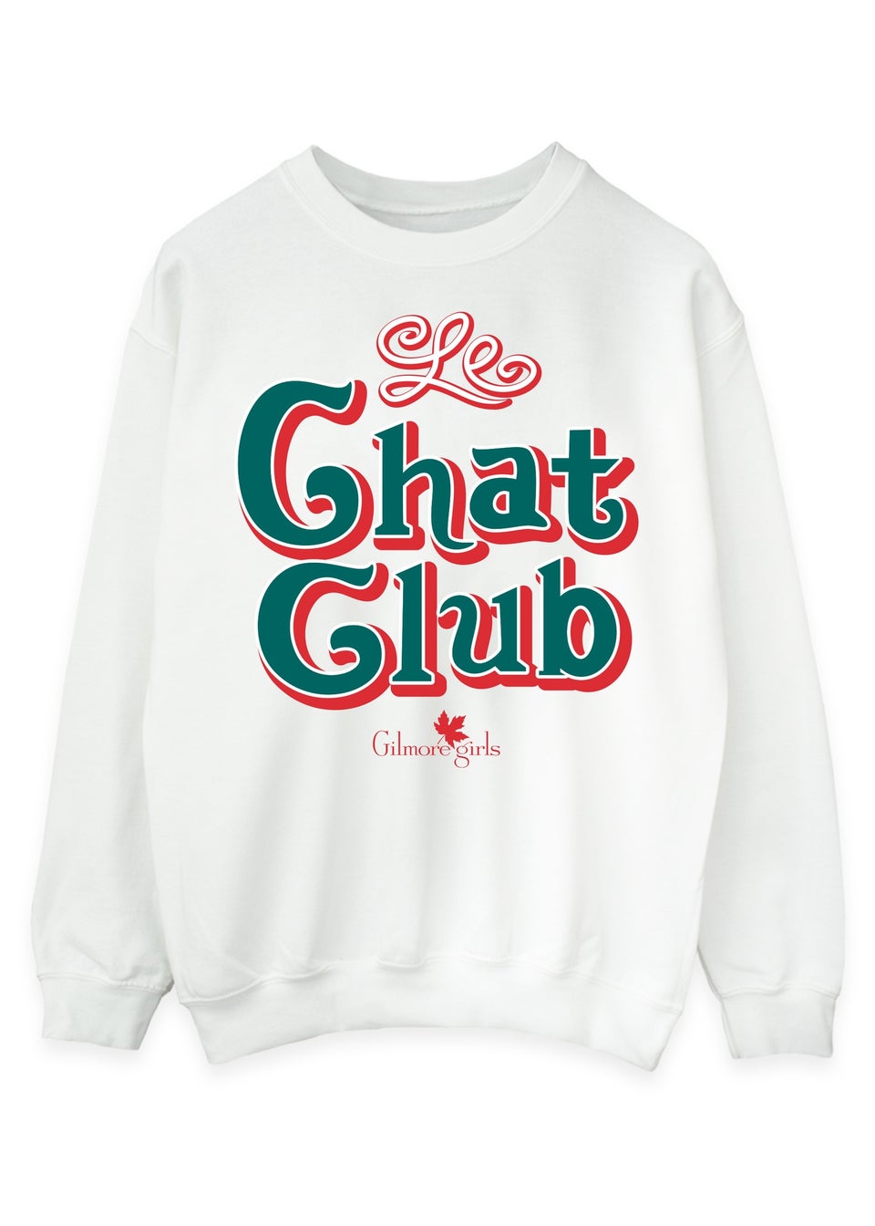 Gilmore Girls Chat Club White Sweatshirt