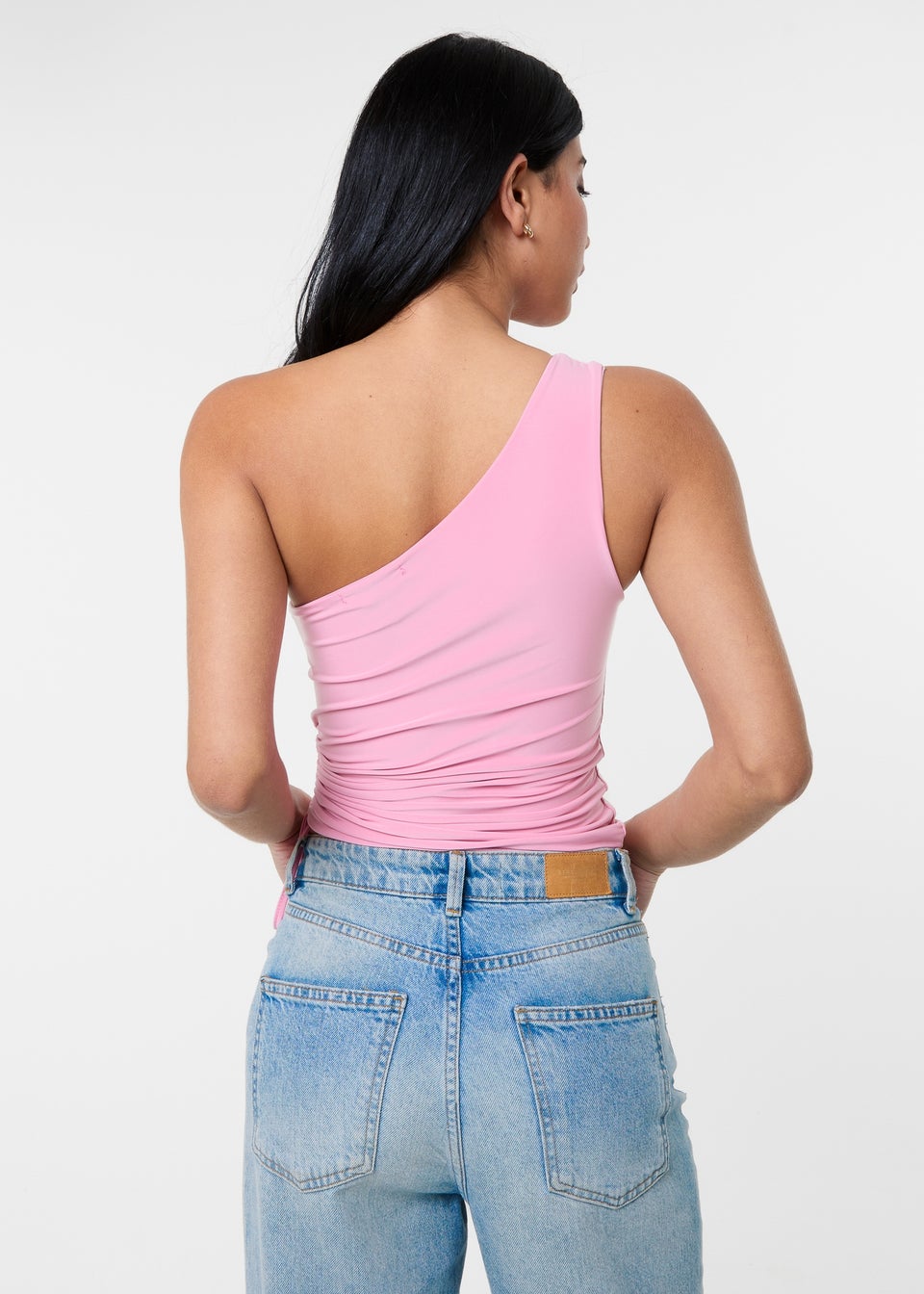 Pink Vanilla Pink Asymmetric Top