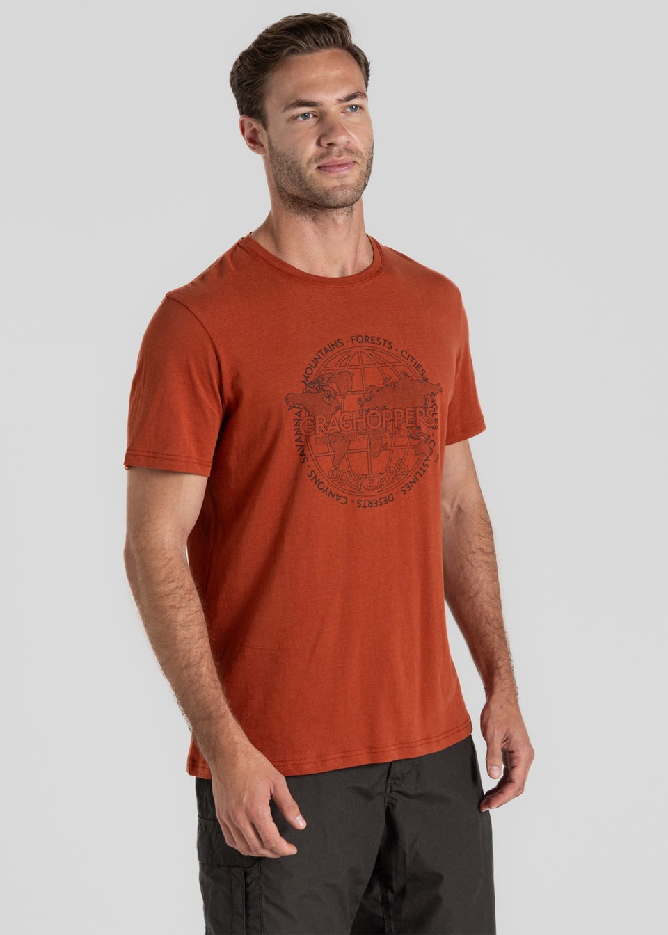 Craghoppers Red LucentII Short Sleeve T-Shirt