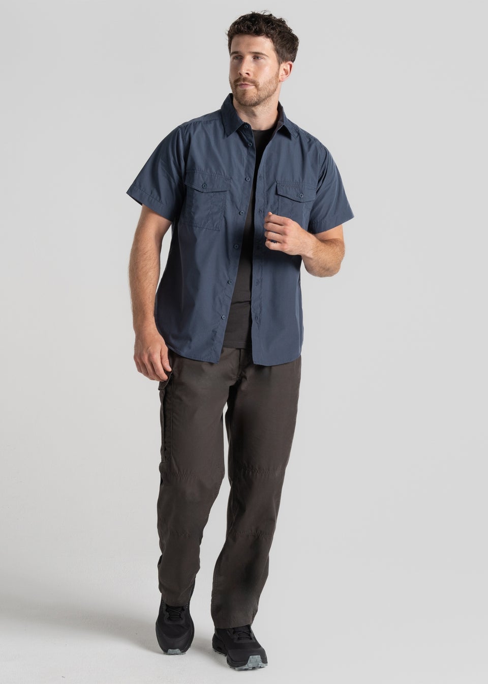 Craghoppers Blue Kiwi Short Sleeve Shirt