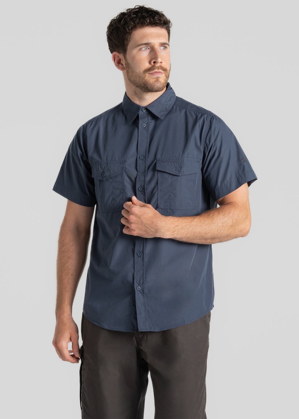 Craghoppers Blue Kiwi Short Sleeve Shirt
