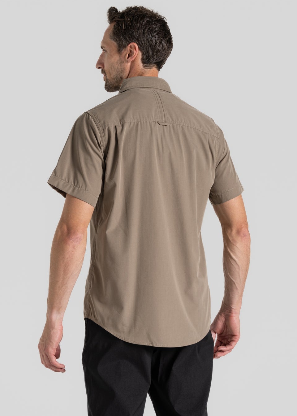 Craghoppers Beige Kiwi Short Sleeve Shirt