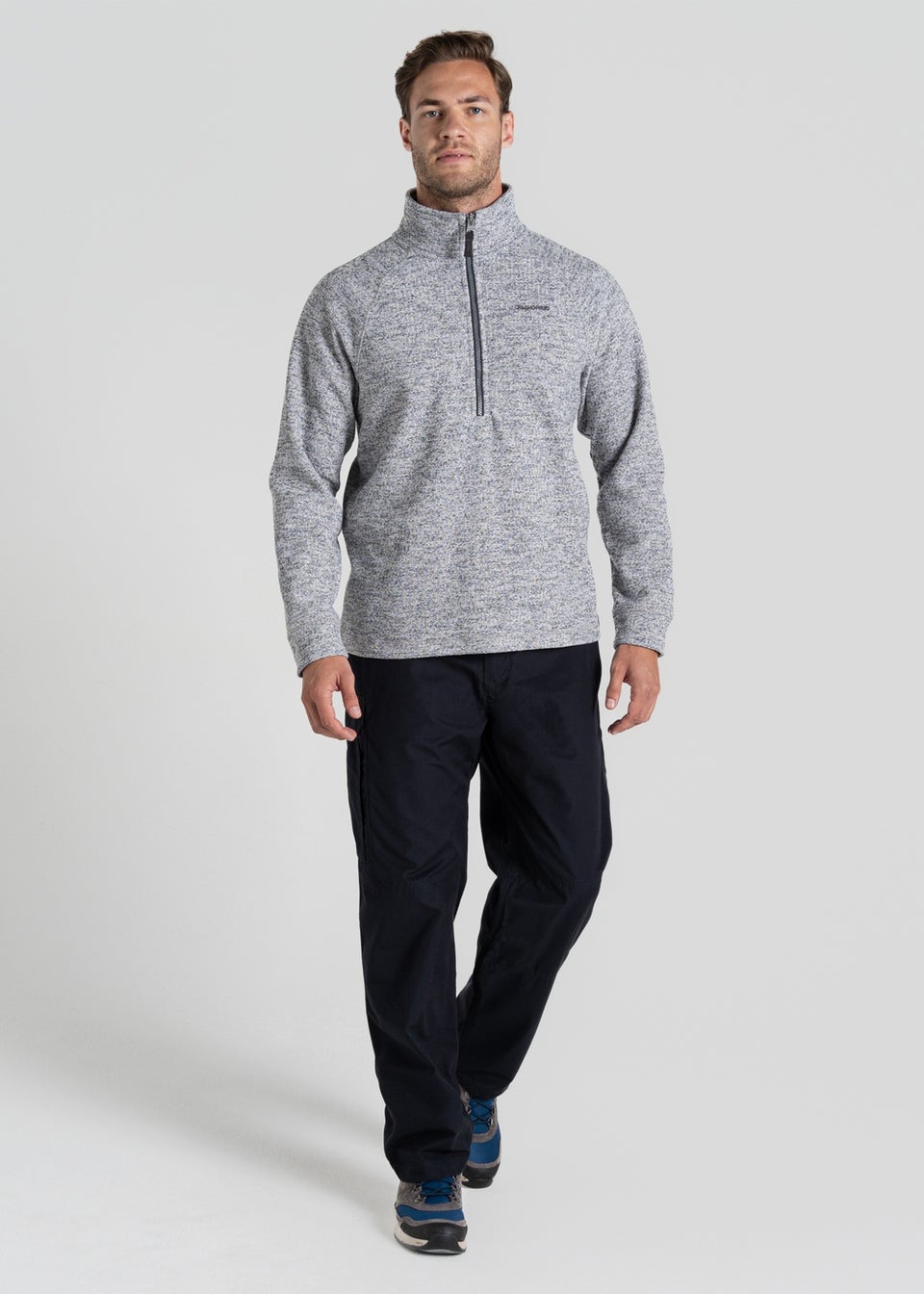 Craghoppers Grey Bonan Half Zip Fleece