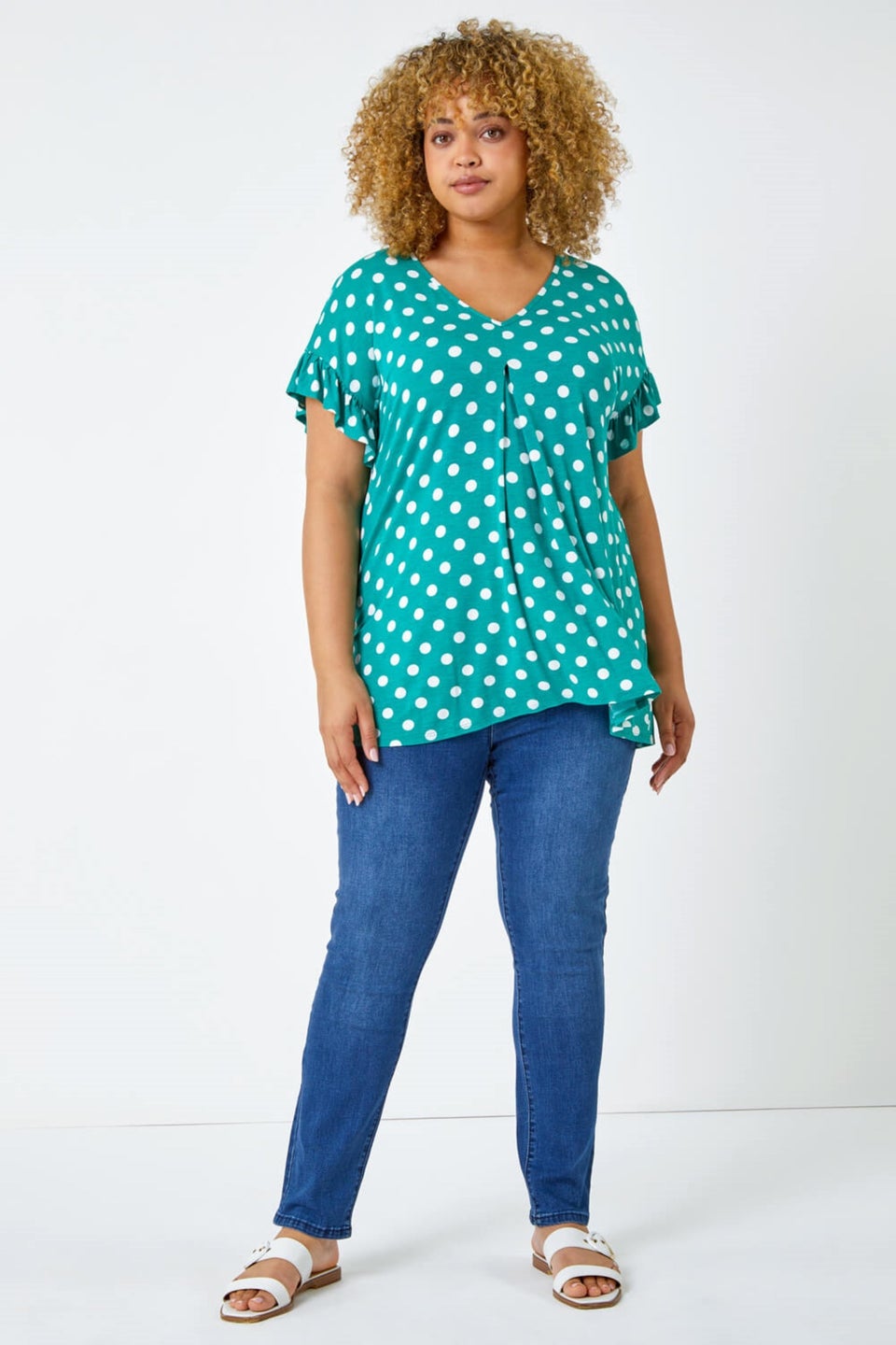 Roman Blue Curve Stretch Denim Jegging