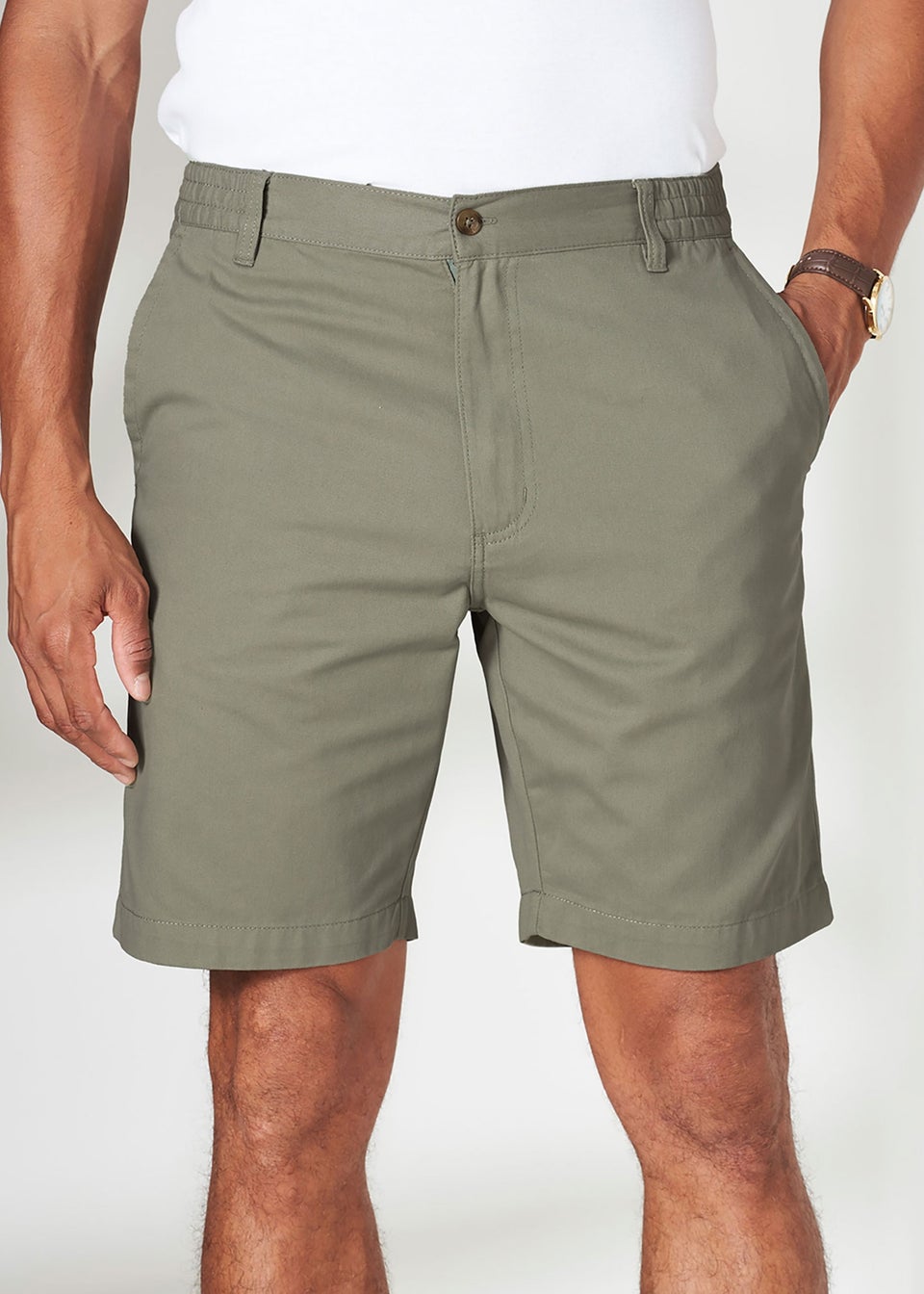 Cotton Traders Meadow Flat Front Comfort Shorts