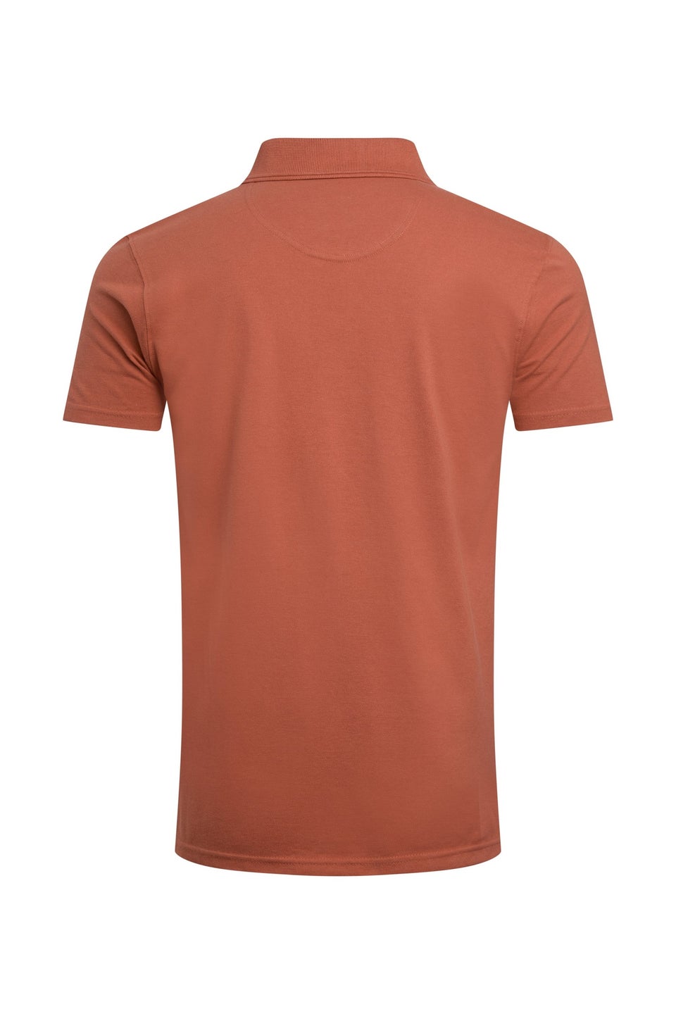 Weird Fish Burnt Orange Miles Pique Polo