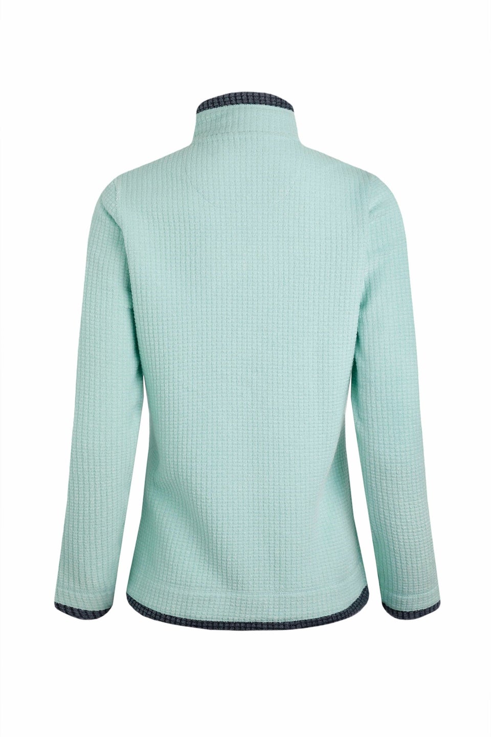 Weird Fish Aqua Beye 1/4 Zip Grid Fleece
