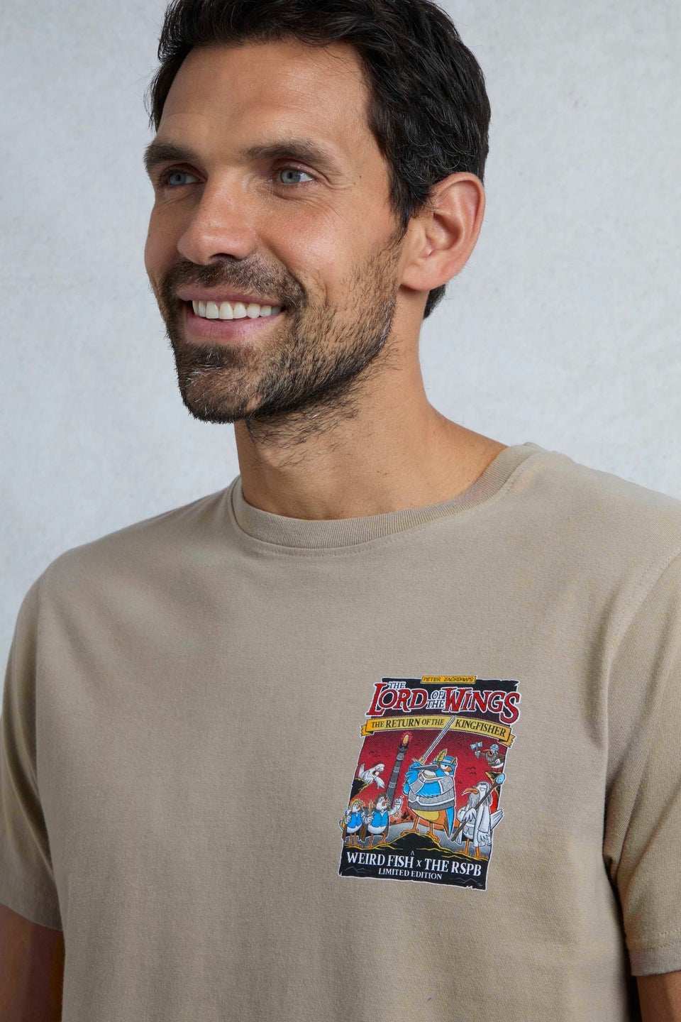Weird Fish Cream The Lord of The Wings Artist T-Shirt