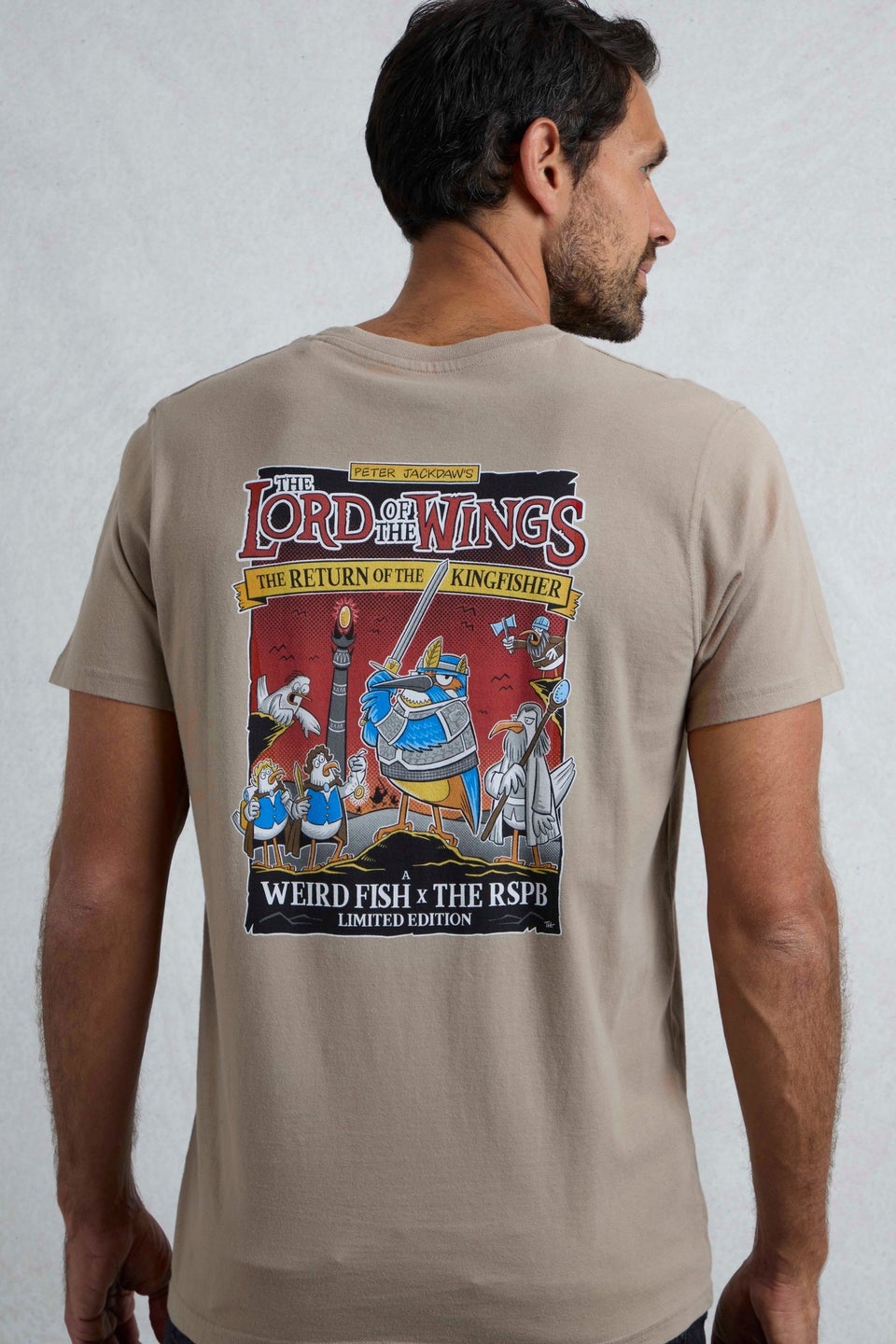 Weird Fish Cream The Lord of The Wings Artist T-Shirt
