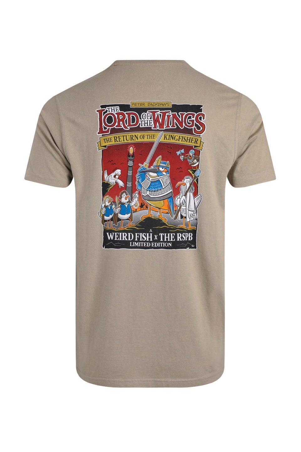 Weird Fish Cream The Lord of The Wings Artist T-Shirt