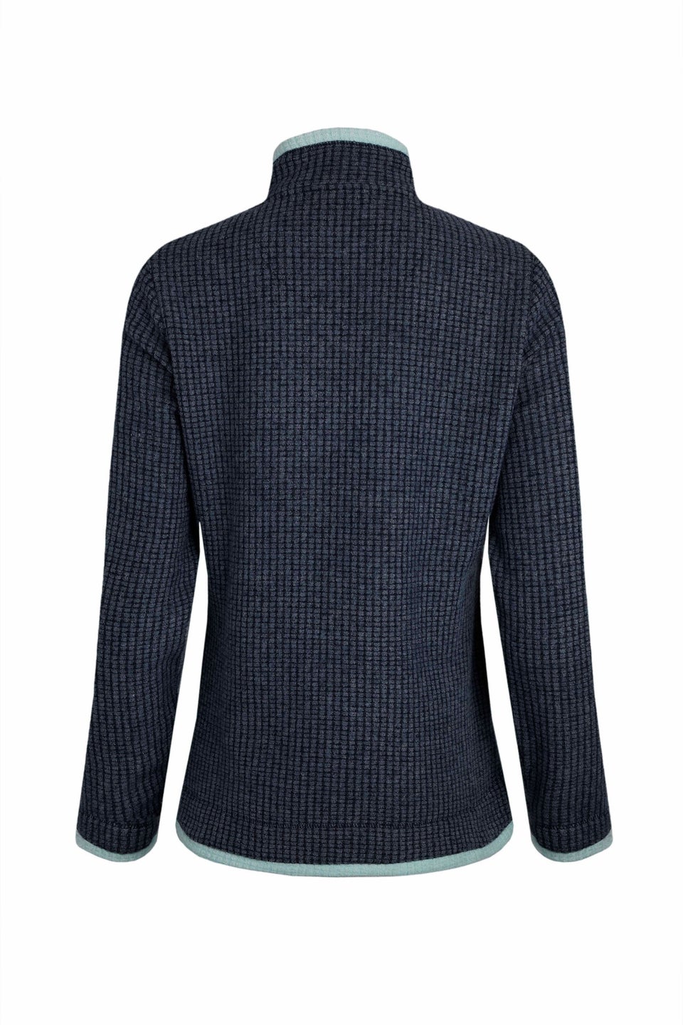 Weird Fish Blue Beye 1/4 Zip Grid Fleece