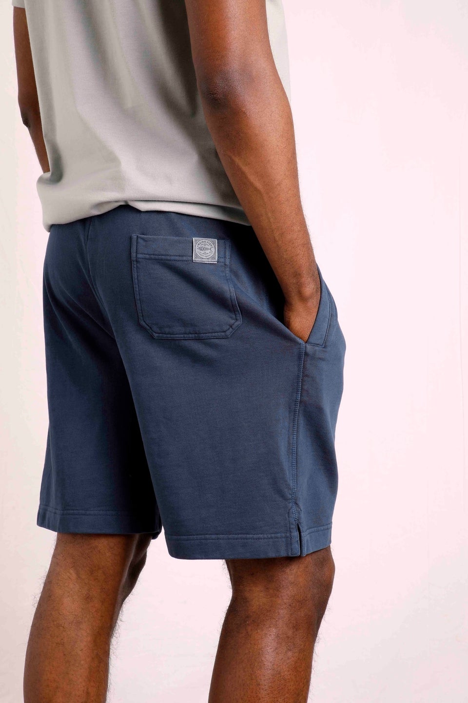 Weird Fish Navy Hamilton Sunwashed Sweatshirt Shorts