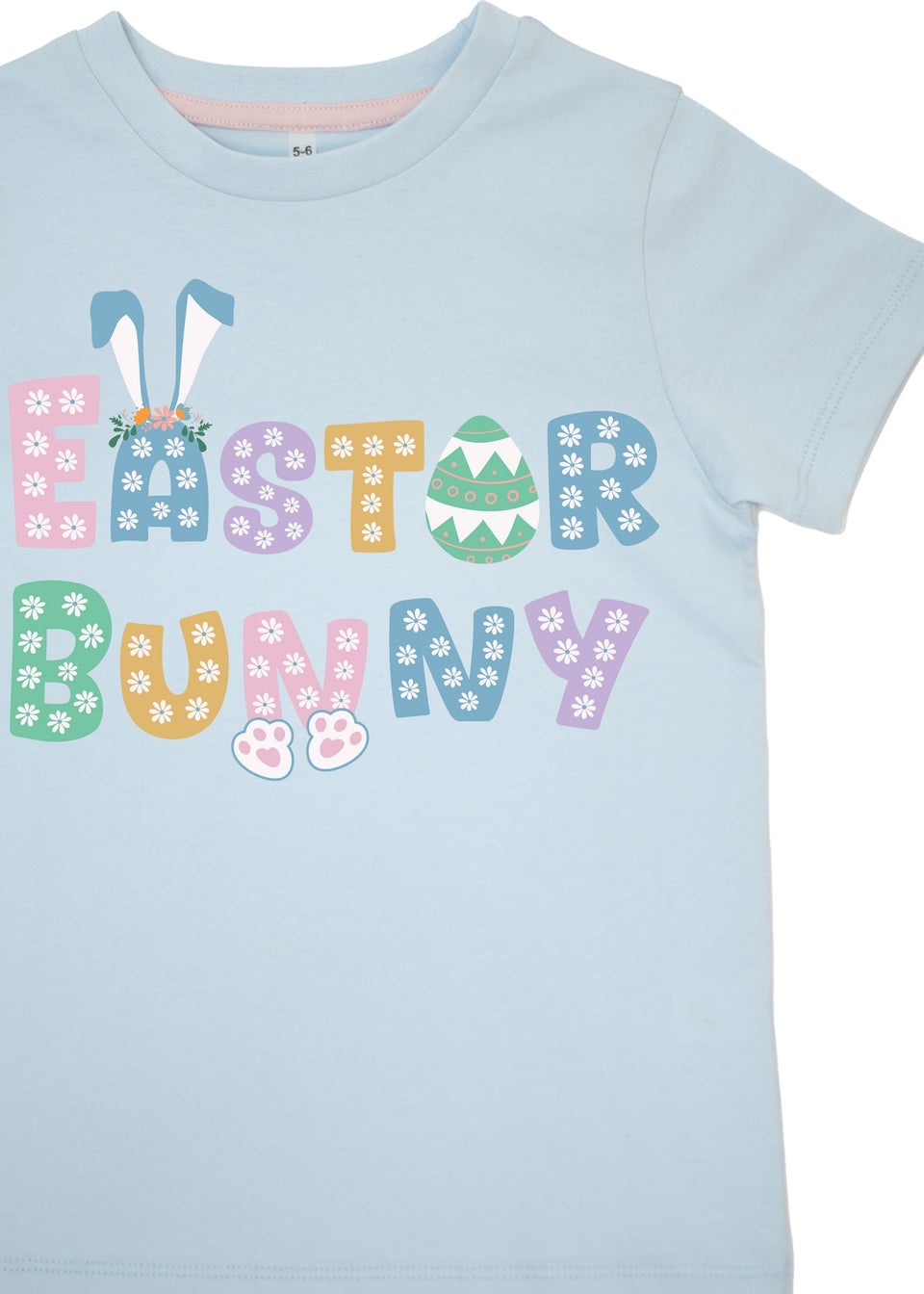 Brands In Easter Bunny Daisy Girls Blue Stars Pyjamas (3-8 Years)