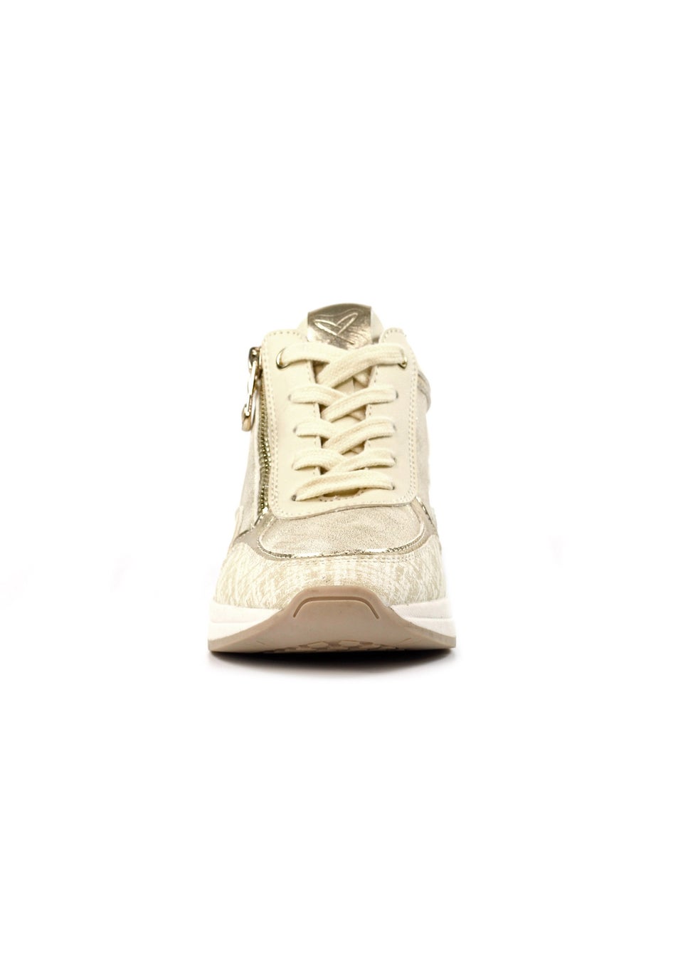 Lunar Beige Aura Wedge Trainer