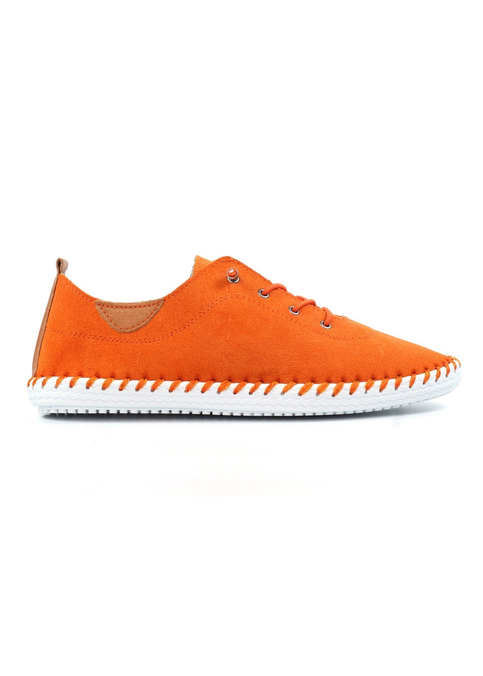 Lunar Orange St Lawrence Plimsoll