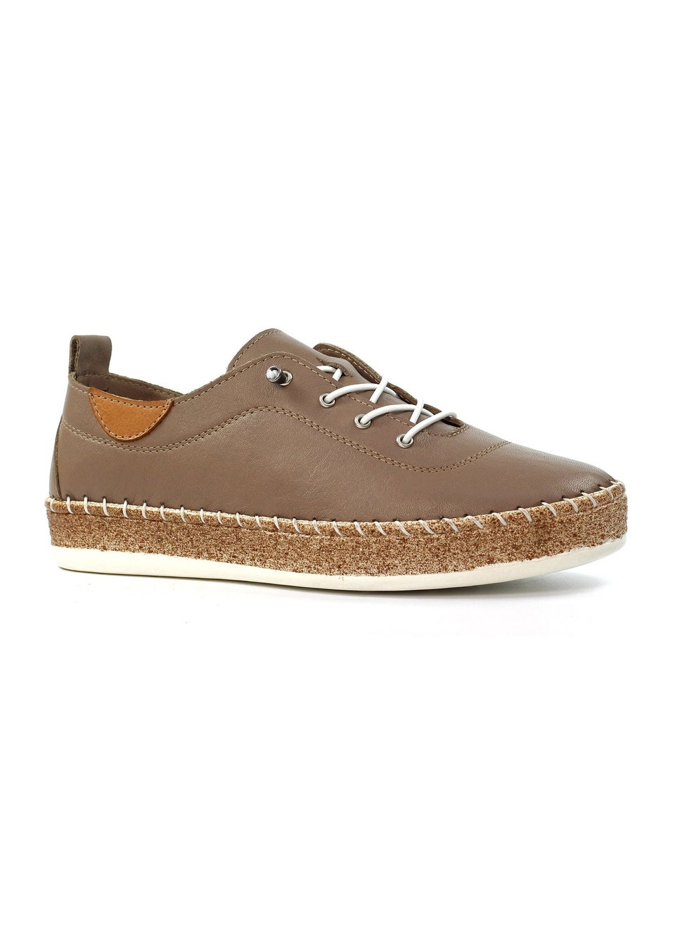 Lunar Taupe Evie Plimsoll