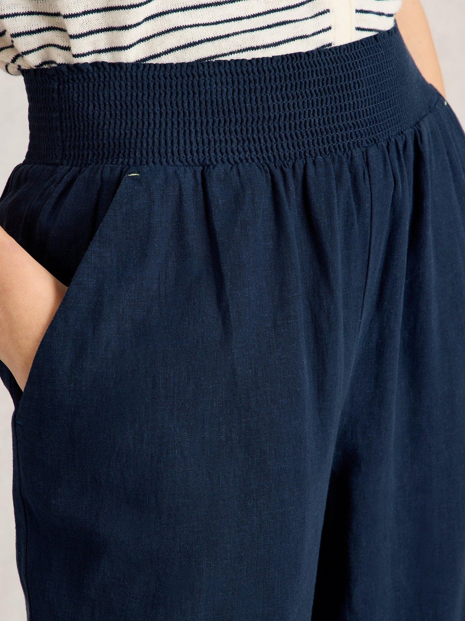Culotte Shelly aus Leinenmischung