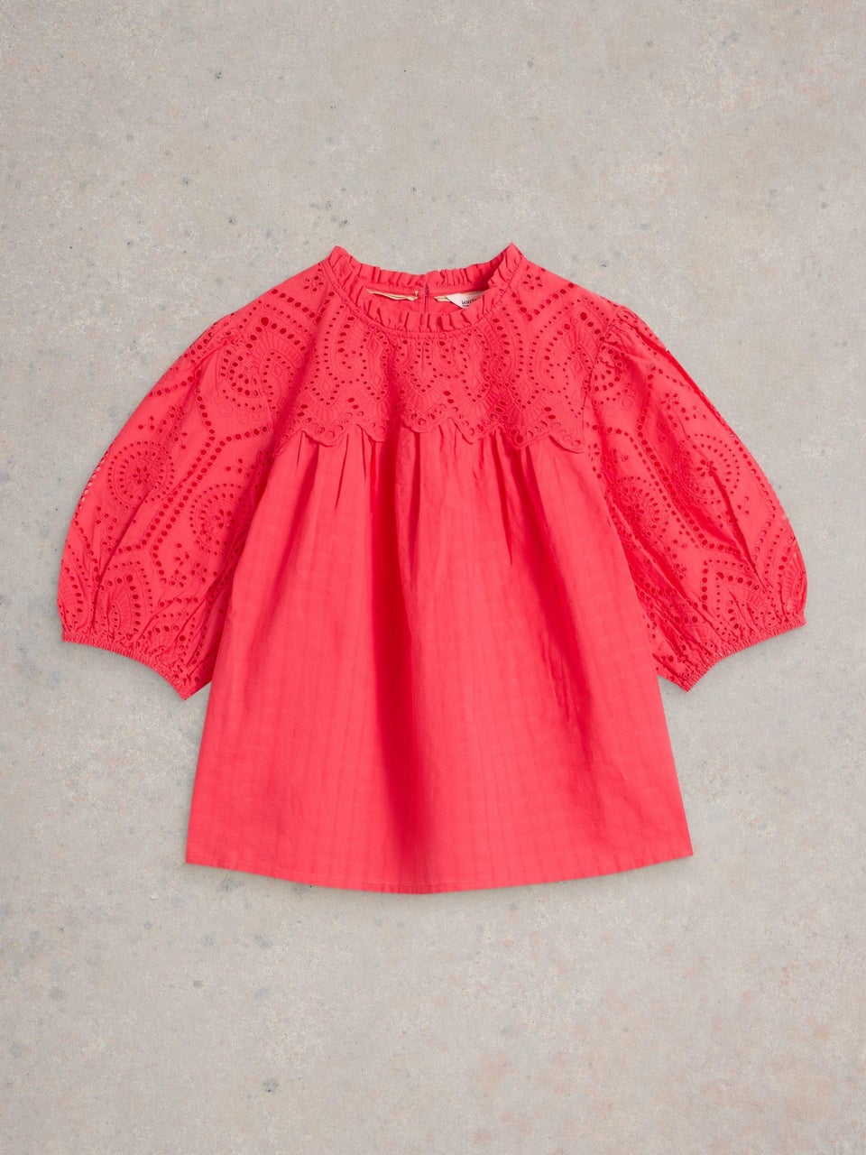 Lexie Baumwollbluse mit Stickereien