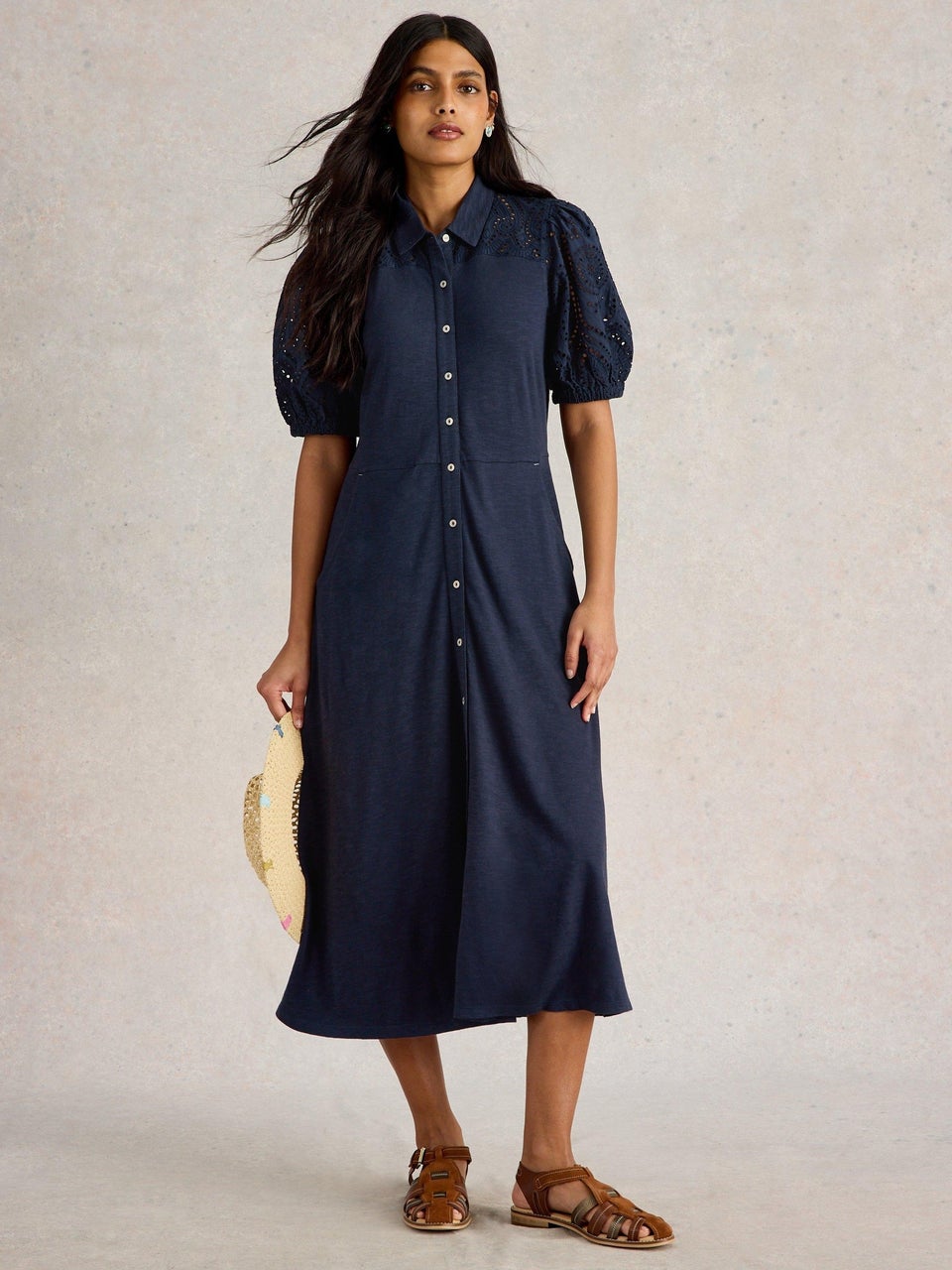 Besticktes Kleid Rua