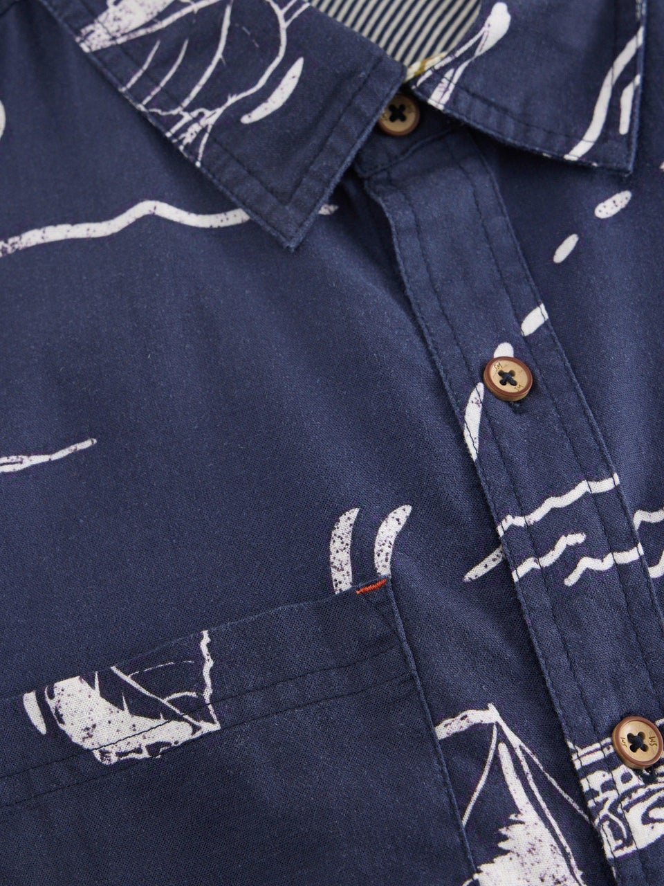 Hemd Finsbury mit Kartenprint