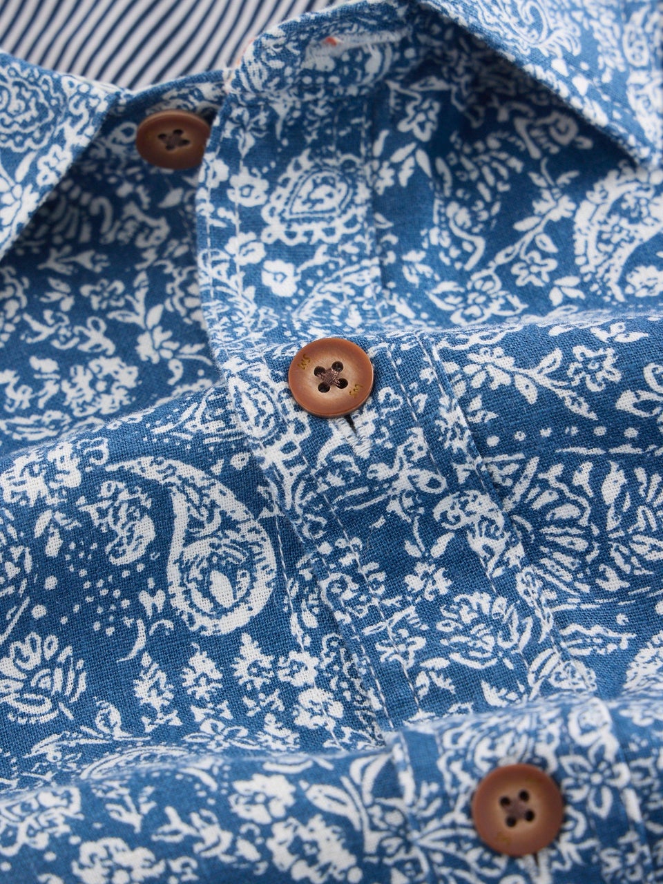 Hemd Finsbury mit Paisley-Print