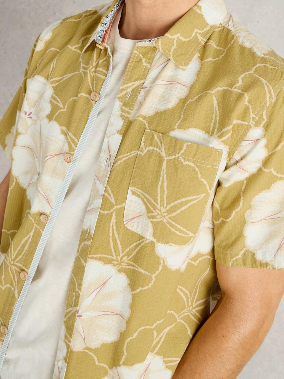 Hemd Finsbury mit floralem Print