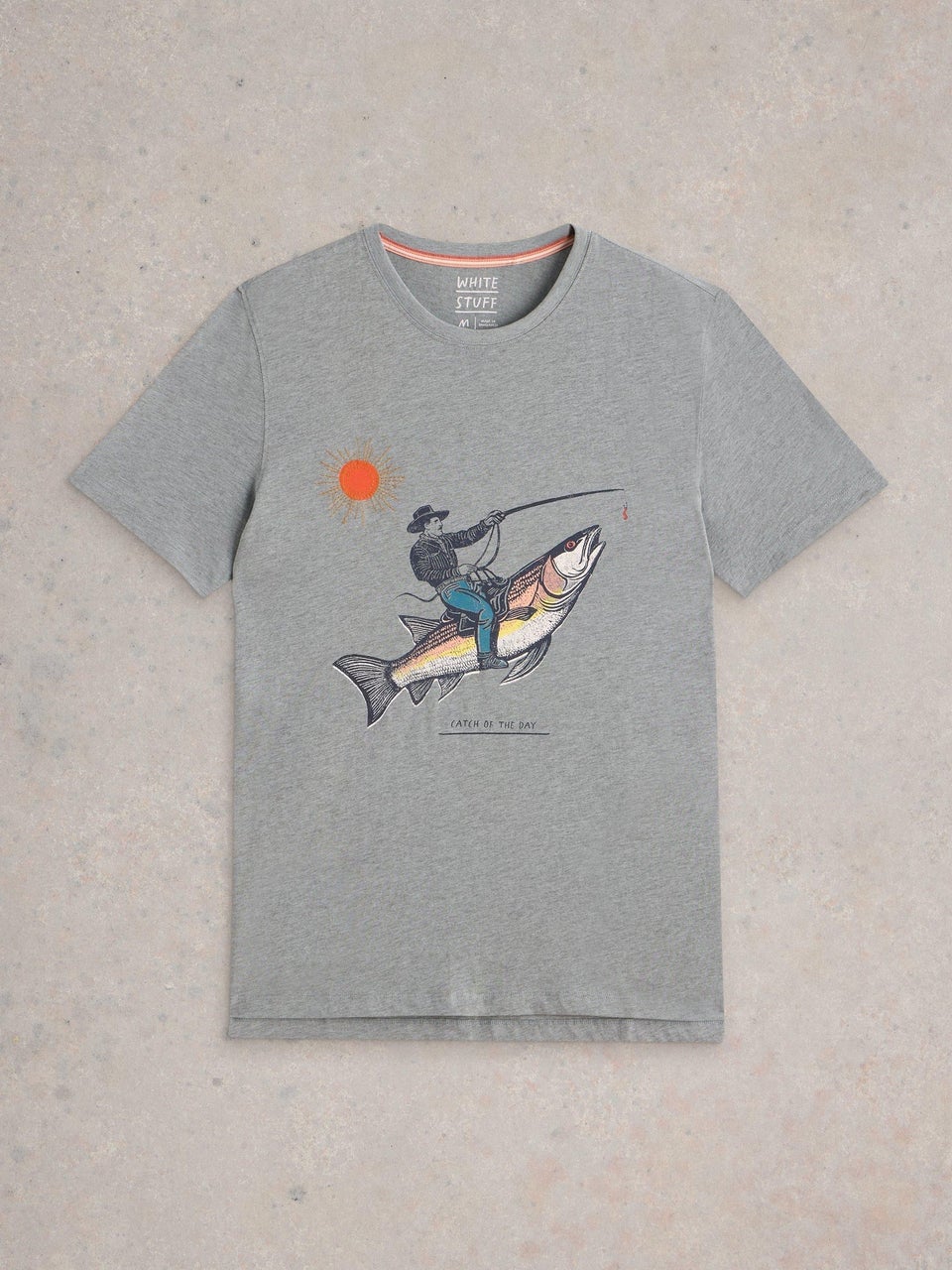 T-Shirt Abersoch mit Fisch-Motiv