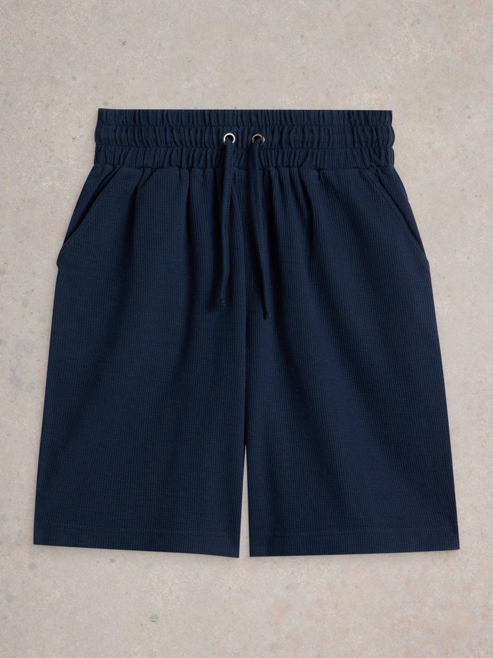 Gerippte Jerseyshorts
