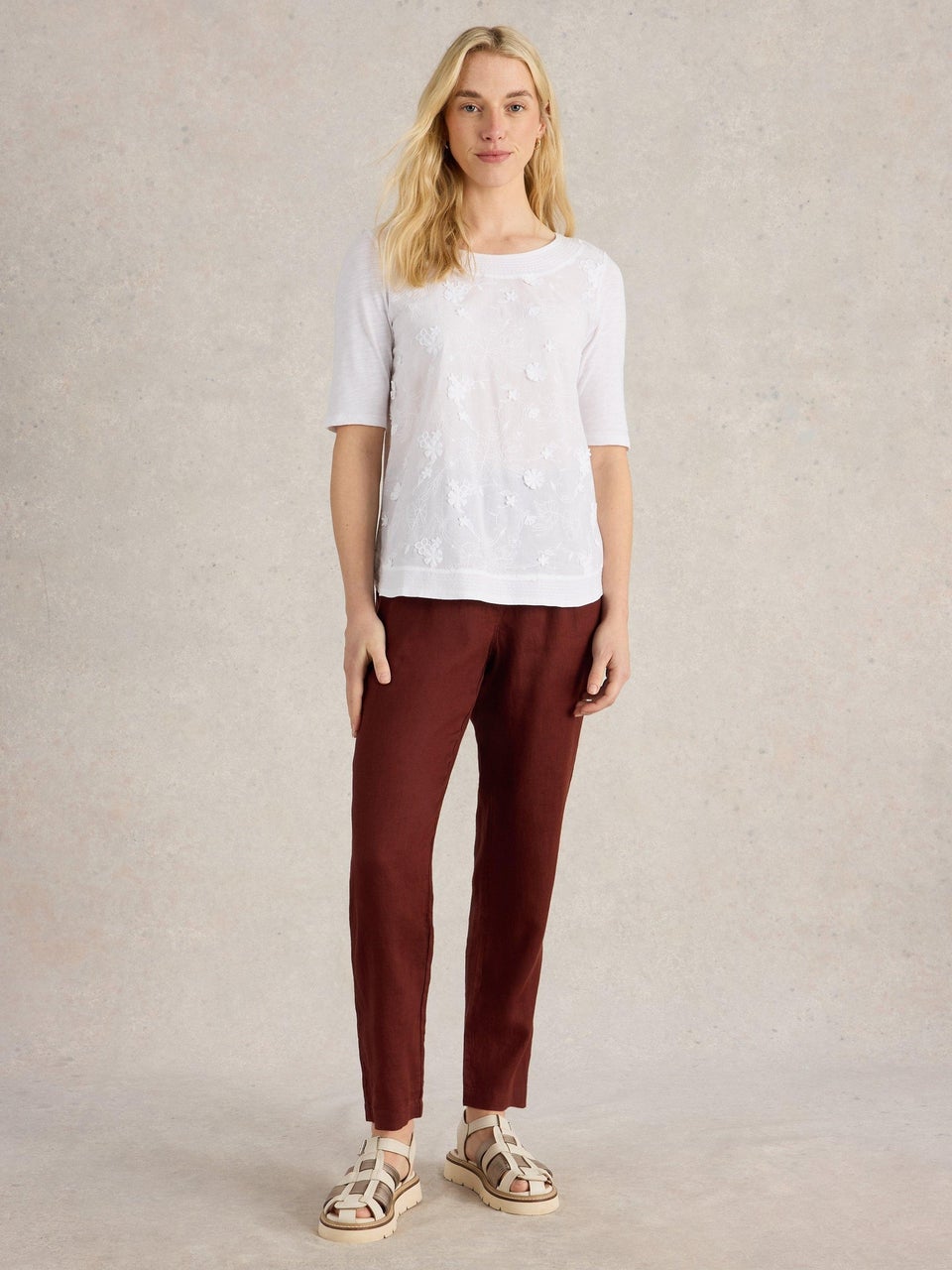 Besticktes Top Weaver