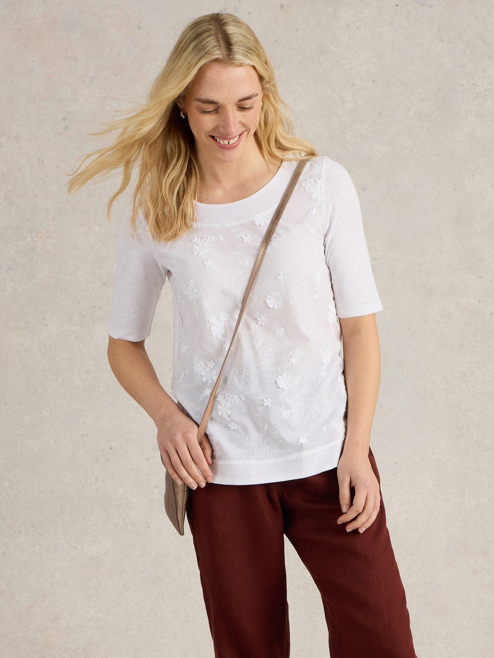 Besticktes Top Weaver