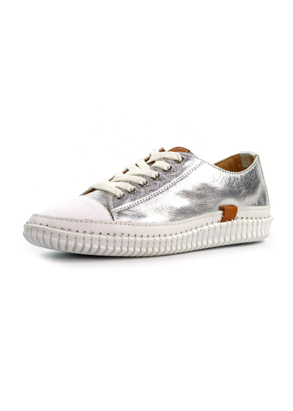 Lunar Silver Starlet II Plimsoll