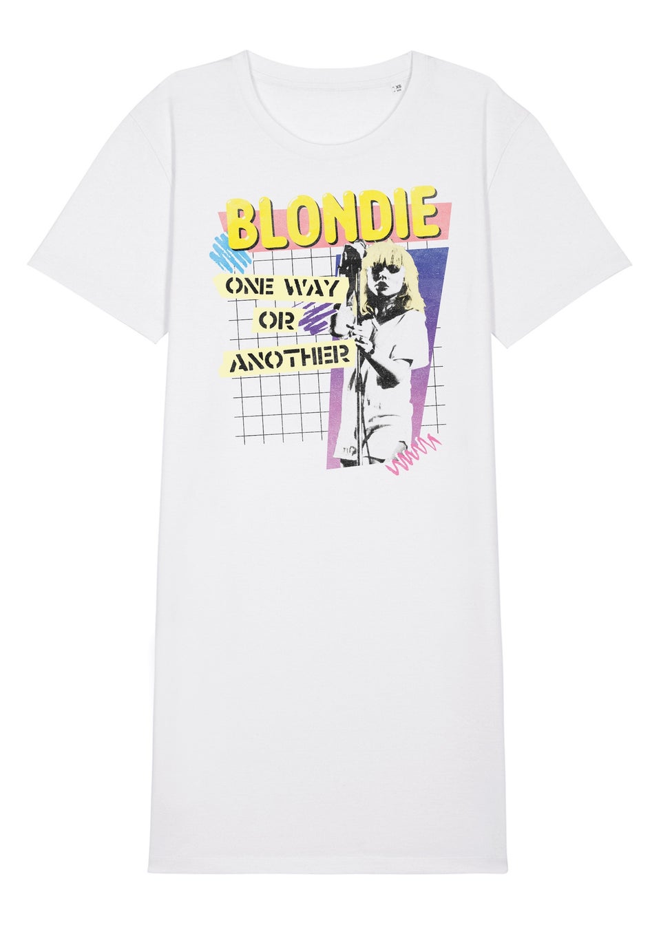 Blondie One Way Or Another White Music Nightdress