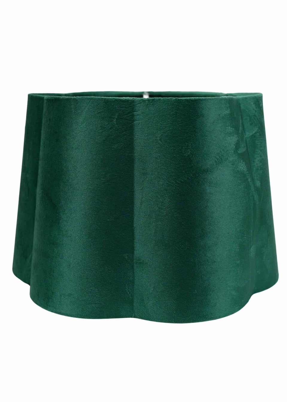 ValueLights Medium Amy Velvet Green Tapered Ceiling Pendant Shade