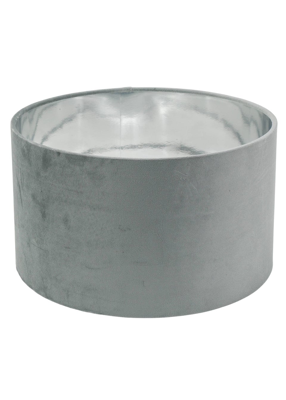 ValueLights Reni Velvet Grey Drum