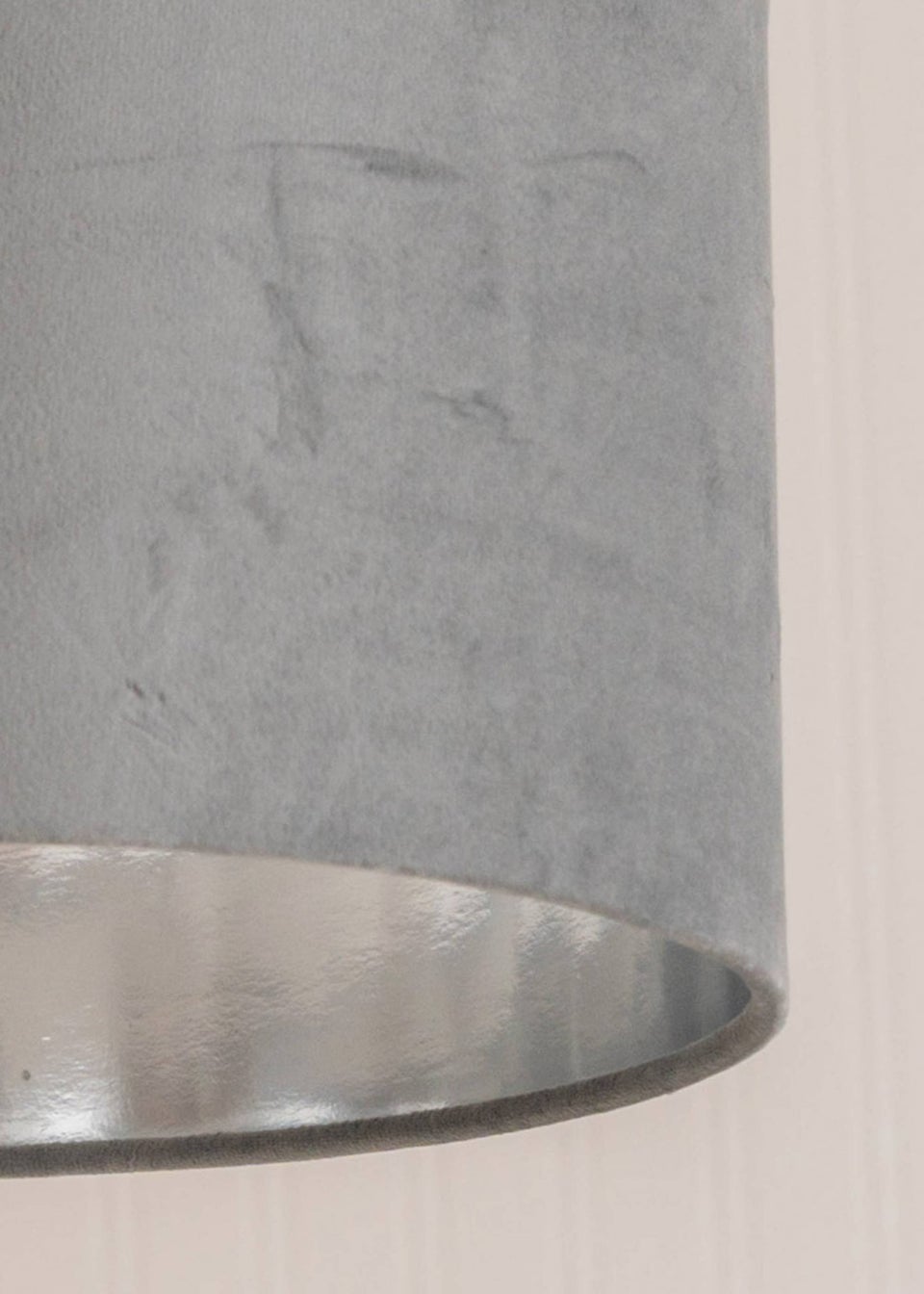 ValueLights Reni Velvet Grey Drum