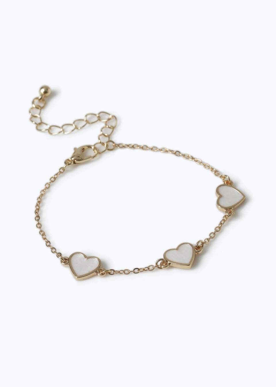 Muse White Heart Mini Me Bracelet