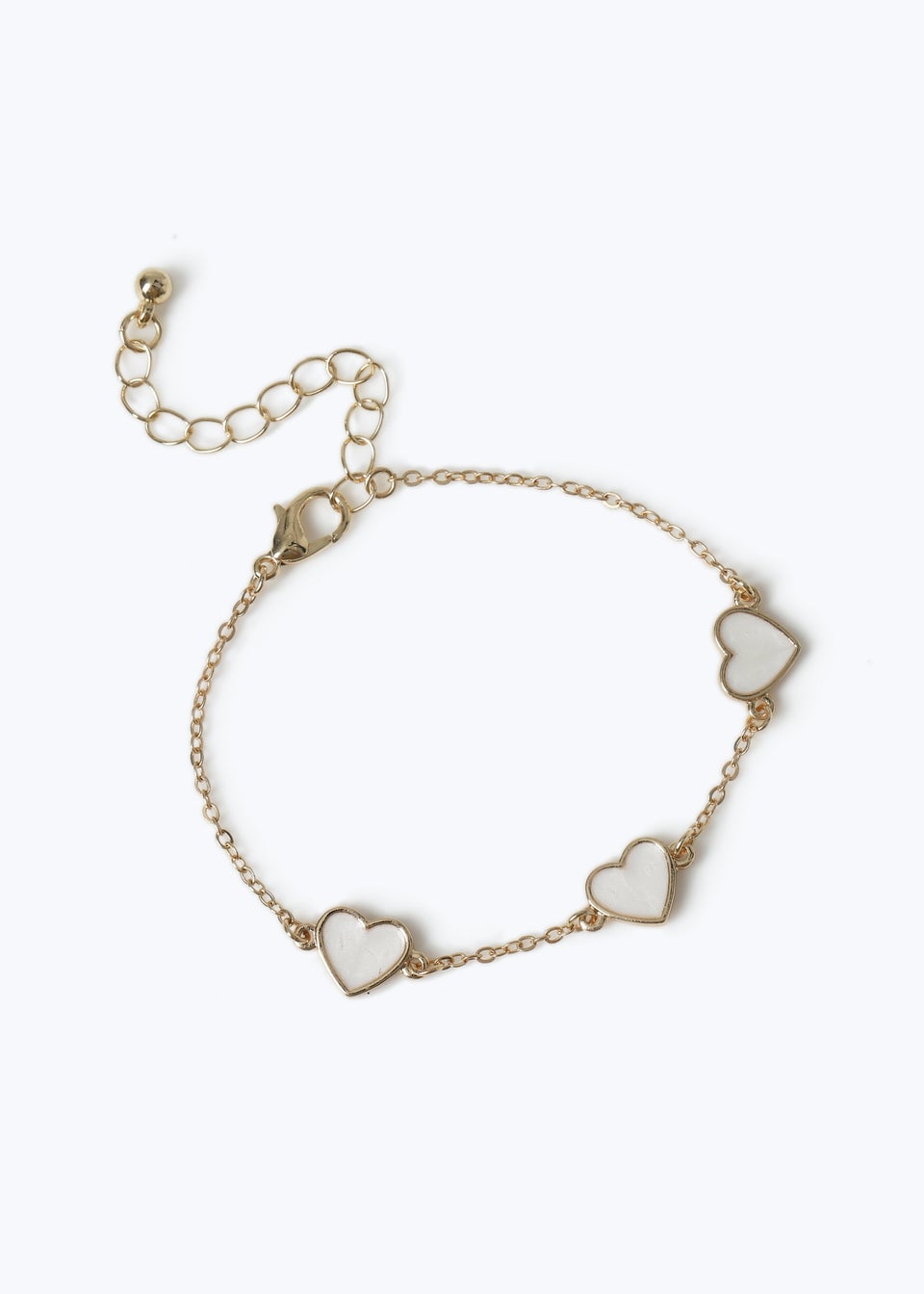 Muse White Heart Mini Me Bracelet